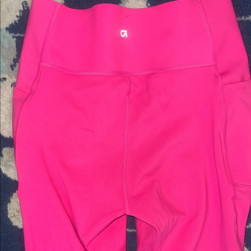 Gap Fit Women’s Large Bright Hot Pink High-Waist Leggings - Picture 9 of 10